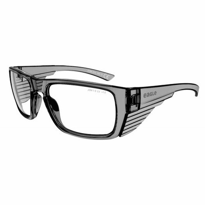 Lunettes de sécurité Eagle Tracer Gris Transparent Plastique + 2 Lunettes de sécurité Eagle Tracer Gris Transparent Plastique + 2