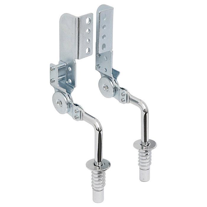 Q&Q Resorte Derecha - Izquierda 8P - Ressort de tête de sofa droite-gauche 8 positions, angle 90-210°, avec système anti-dévissage court et douille en acier zingué Q&Q Resorte Derecha - Izquierda 8P - Ressort de tête de sofa droite-gauche 8 positions, angle 90-210°, avec système anti-dévissage court et douille en acier zingué