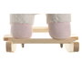 Home ESPRIT Fauteuil à Bascule Blanc Naturel Licorne