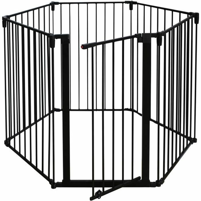 Nordlinger PRO Barrière pare-feu à 6 pans, 360 cm, Noir