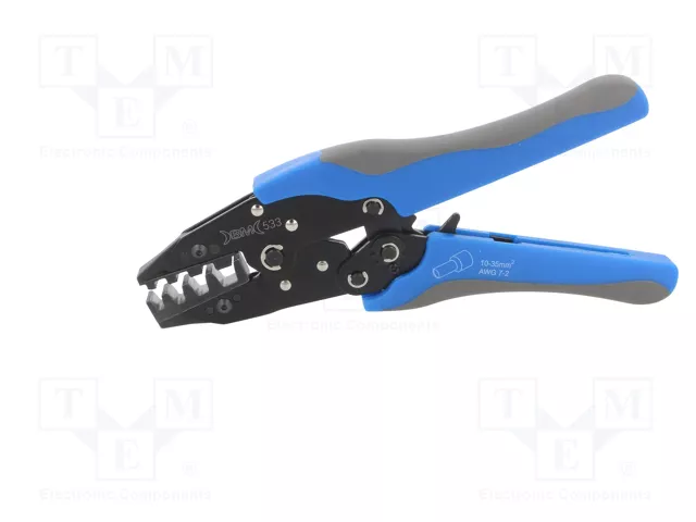 BM GROUP Pince à sertir pour cosses de câble 10-35mm² (8AWG-2AWG)