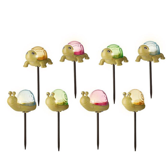 Lumineo Estaca solar modèles d'animaux assortis, lumière chaude Lumineo Estaca solar modèles d'animaux assortis, lumière chaude