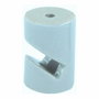 F-Line Attaches de câbles en porcelaine cylindriques en V, blanc, 5 unités