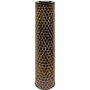 Garden Id Lampe solaire Colonne Or et Noir 20x80cm