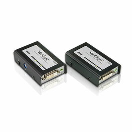 ATEN VE600A Extension DVI/Audio, Transmission vidéo et son jusqu'à 60 m via câble Cat 5e, Résolution 1920x1200 à 40 m