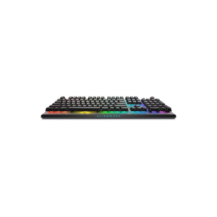 Dell Alienware Tri-Mode Wireless Gaming Keyboard - Clavier Gaming Sans Fil Complet avec Interrupteurs Mécaniques Cherry MX Red, Rétroéclairage RGB, Bluetooth 5.1
