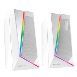 Mars Gaming MS7 W Enceintes Bluetooth 20W RGB Blanc