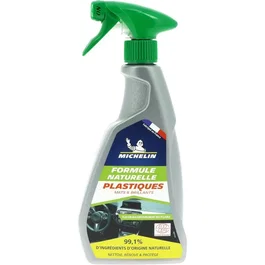 Michelin - Nettoyant pour plastiques 500 ml - Nettoie, rénove et protège tous plastiques contre les UV