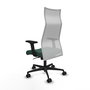 Piqueras y Crespo Chaise de Bureau Albacete, Vert bouteille et Blanc