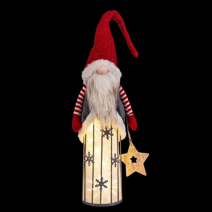 BigBuy Home Décorations de Noël Père Noël Rouge 16 x 11 x 62 cm