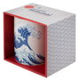 ERIK Tasse décorative La Grande Vague de Kanagawa d'Hokusai en céramique - 350 ml - Lavable au lave-vaisselle et micro-ondes