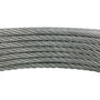 WOLFPACK LINEA PROFESIONAL Câble d'acier galvanisé 6 mm, 100 m