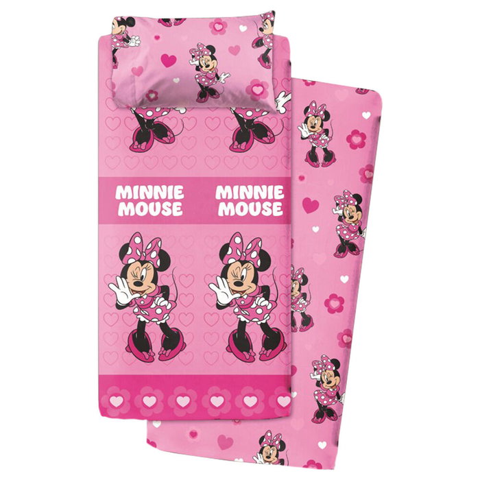 DISNEY Jeu de draps Minnie en coton 105cm DISNEY Jeu de draps Minnie en coton 105cm
