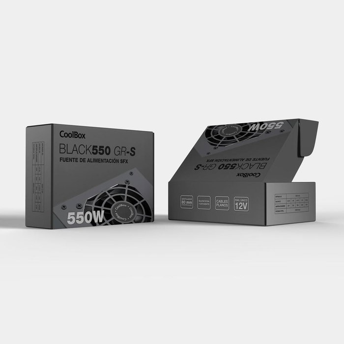 CoolBox SFX Basic Black 550W (550GR-S) Alimentation PC 550W SFX Compacte