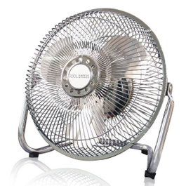 Thulos TH-KB02 Ventilateur Haute Vitesse 22 cm Kool Breeze - 3 Vitesses Moteur Silencieux Portable Métal