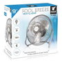 Thulos TH-KB02 Ventilateur Haute Vitesse 22 cm Kool Breeze - 3 Vitesses Moteur Silencieux Portable Métal