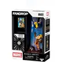 Fandrop STAR WARS Figurine - Wolverine vs Dents-de-Sabre - Vitrine avec scène culte Marvel + mini affiche - 18 cm