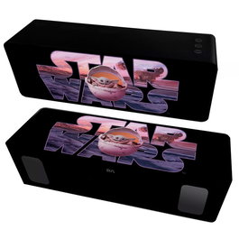 ERT GROUP Enceinte portable sans fil Star Wars The Mandalorian Baby Yoda The Child - 10W RMS, batterie 2000 mAh, Bluetooth, USB, AUX, mains libres