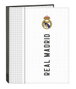 Safta Carpeta folio 4 ani.mixtas - Classeur format A4 Real Madrid 1ère équipe 24/25 - 26,5x33x4 cm - À partir de 3 ans