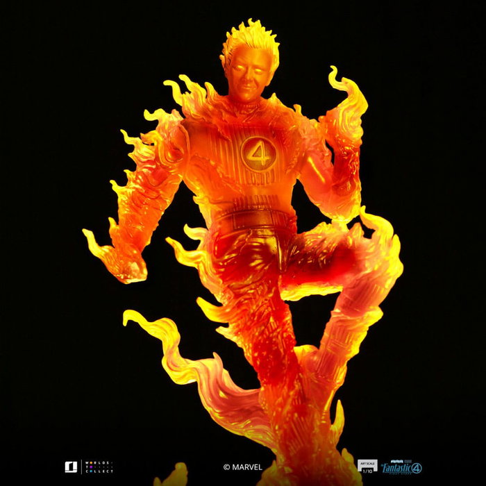 Iron Studios Statuette Fantastic Four 1/10 Art Scale Human Torch
