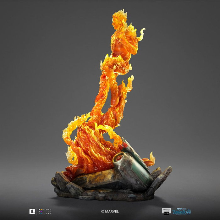 Iron Studios Statuette Fantastic Four 1/10 Art Scale Human Torch