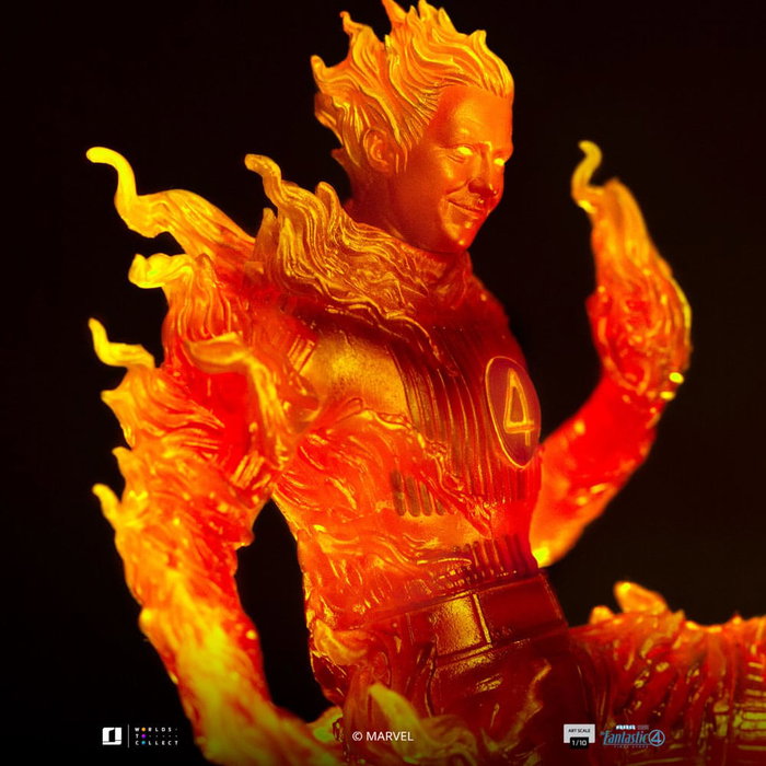 Iron Studios Statuette Fantastic Four 1/10 Art Scale Human Torch