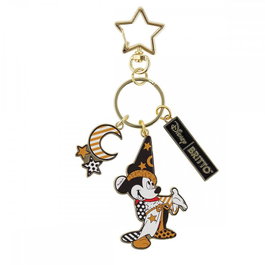 Enesco Porte-clés Disney Mickey Mouse Hechicero Métal 3,81x0,28x15 cm Blanc Noir Doré