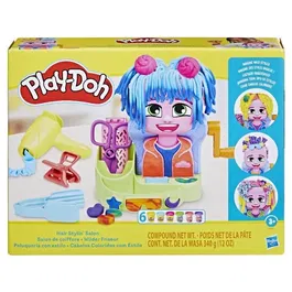 Play-Doh Coffret Pâte à Modeler Salon de Coiffure - 6 Pots, 340 g - Créativité Enfants Dès 3 Ans - Hasbro