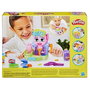 Play-Doh Set de jeu Peluquería Con Estilo F8807 - Salon de coiffure créatif avec pâte à modeler pour enfants +3 ans - Version multilingue