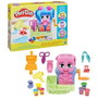 Play-Doh Set de jeu Peluquería Con Estilo F8807 - Salon de coiffure créatif avec pâte à modeler pour enfants +3 ans - Version multilingue