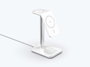 eSTUFF Chargeur sans fil magnétique 3-en-1 QI2 Compatible MagSafe pour iPhone 12-16, Apple Watch, AirPods avec câble USB-C - 15W Max