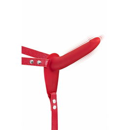 Gode ceinture Fetish Tentation Rouge Silicone