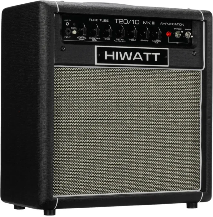 HIWATT T20/10 Ampli guitare combo à lampes 1x12", 10W/20W Noir