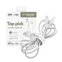 PanzerGlass empower Racing Câble USB-C vers Lightning 60W, 1,2 m, Blanc / Argent