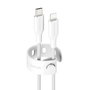 PanzerGlass empower Racing Câble USB-C vers Lightning 60W, 1,2 m, Blanc / Argent