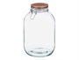 VIVALTO Lot de 6 Bocaux Hermétiques 4L Couvercle Cuivre