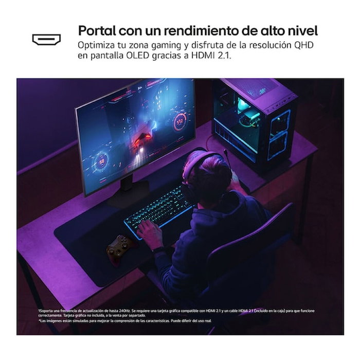 Monitor Gaming LG 27GX704A-B Quad HD 27"