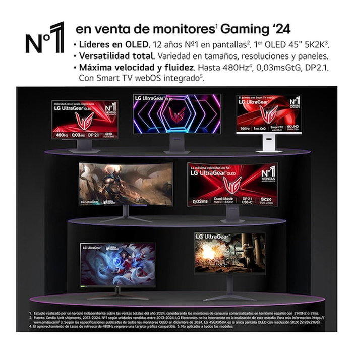 Monitor Gaming LG 27GX704A-B Quad HD 27"