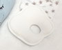 KioKids Almohada ergonómica para bebés Blanco