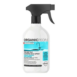 ORGANIC PEOPLE Nettoyant Baignoires et Carrelages Citron-Pomme Spray
