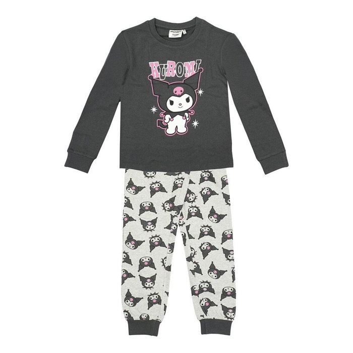 Pyjama Enfant Kuromi Gris Pyjama Enfant Kuromi Gris