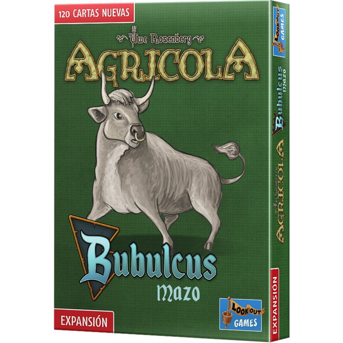 Asmodee Lookout Games Agricola: Bubulcus Mazo Extension – 120 Cartes En Espagnol – Jeu De Société Stratégique – Réf: LKGAGD02ES Asmodee Lookout Games Agricola: Bubulcus Mazo Extension – 120 Cartes En Espagnol – Jeu De Société Stratégique – Réf: LKGAGD02ES