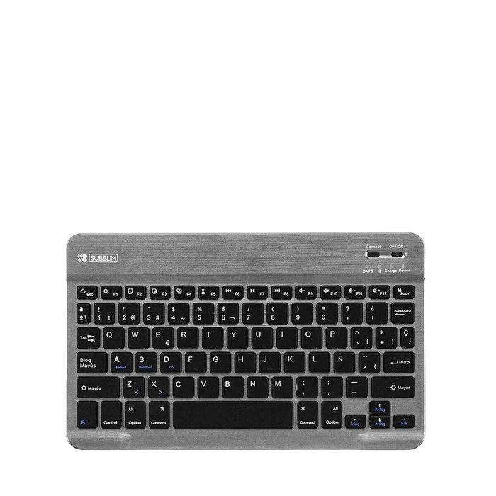 Clavier Bluetooth Subblim SUB-KBT-SM0002 Gris Espagnol Qwerty