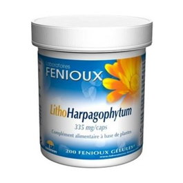 Fenioux LithoHarpagophyto 200 capsules