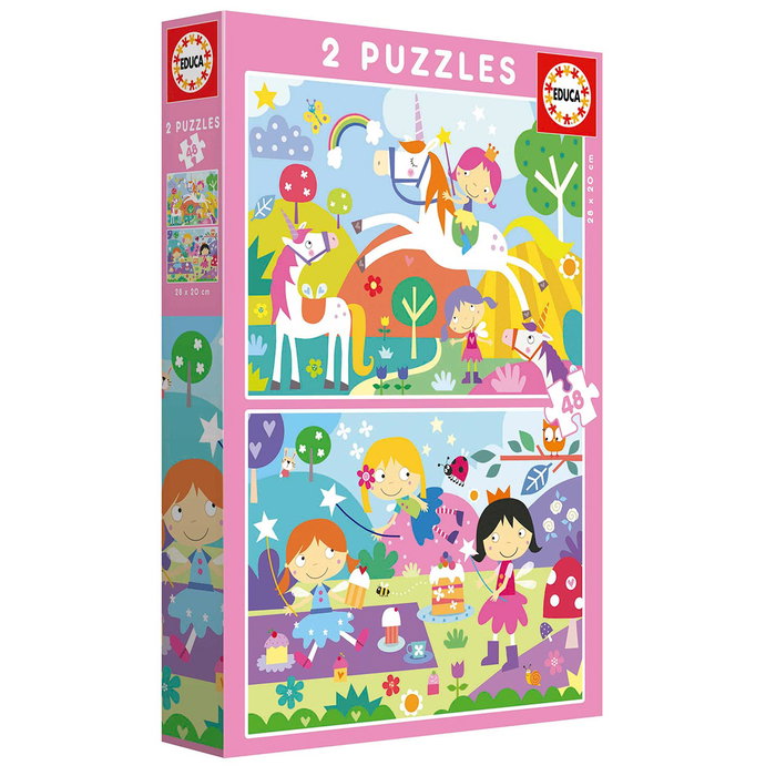 Educa Set de Puzzles Progressifs Mundo de Fantasía