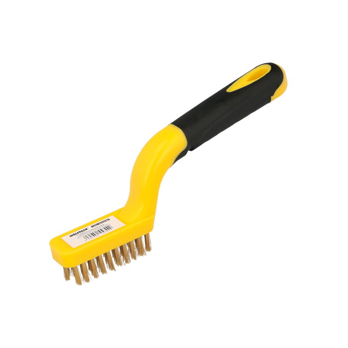 WOLFPACK LINEA PROFESIONAL Pinceau manuel en acier laitonné pour bougies d'allumage WOLFPACK LINEA PROFESIONAL Pinceau manuel en acier laitonné pour bougies d'allumage