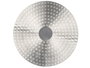 KINVARA Paellera Induction Aluminium 30 cm Noir avec Poignées Rouges