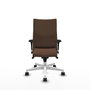 Piqueras Y Crespo Albacete Confidente - Chaise de bureau Marron foncé