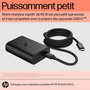 HP Chargeur 65 W GaN USB-C Double Port Compatible Ordinateur Portable et Appareils Mobiles