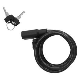 WOLFPACK LINEA PROFESIONAL Câble de vélo en spirale avec clé 8 mm x 150 cm